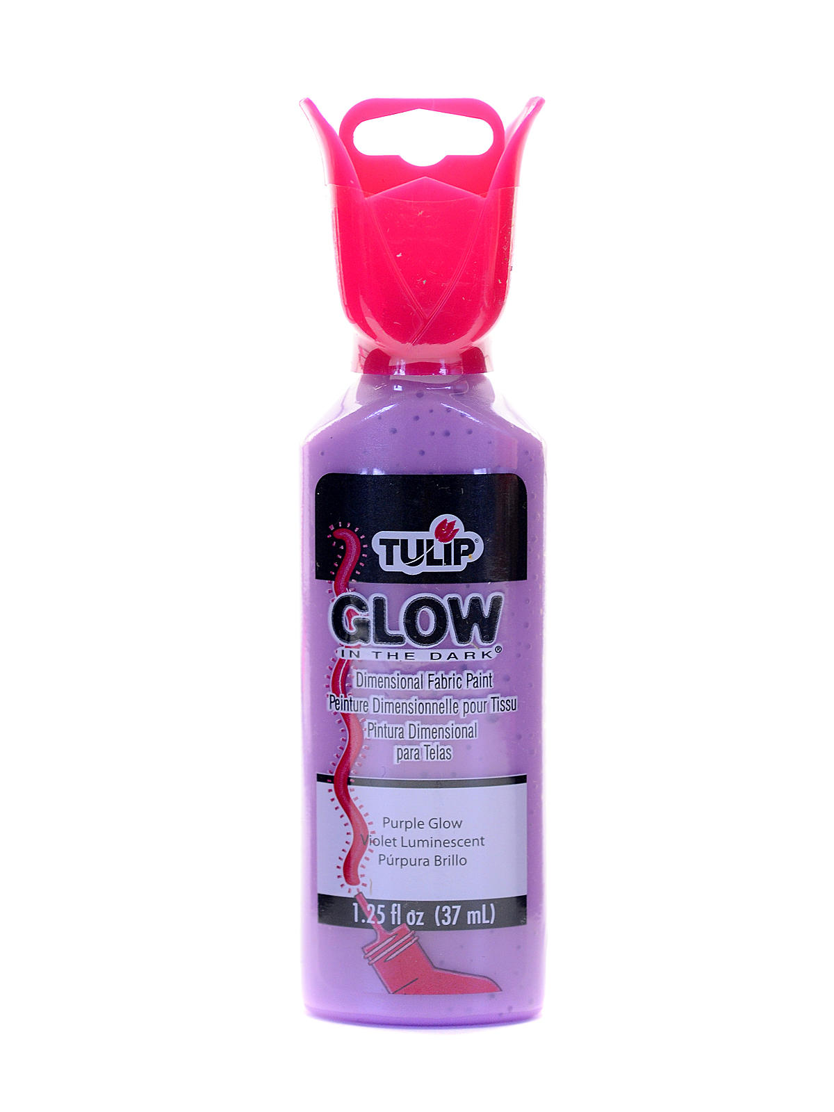 Tulip Dimensional Fabric Paint 1.25 fl oz Glow in the Dark 6 Pack with  Bonus 