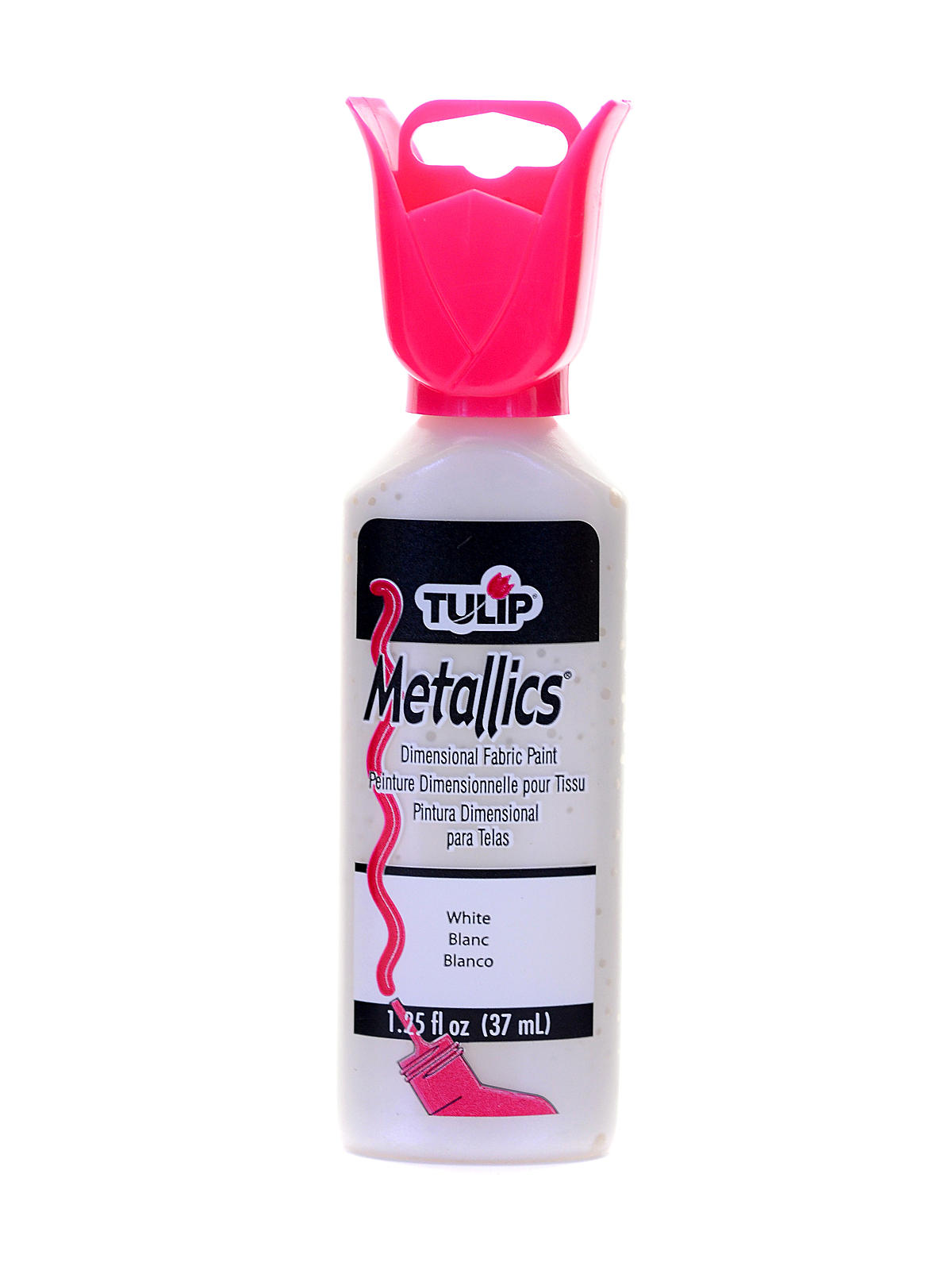 Tulip Dimensional Fabric Paint 4 oz Metallics 3 Pack red metalic