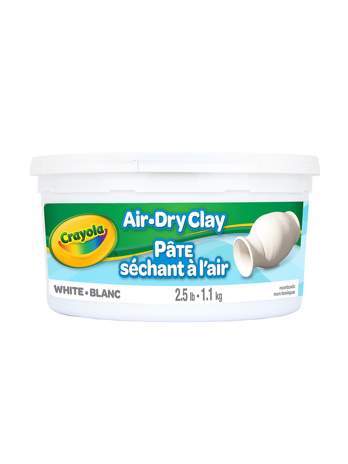 Crayola Air-Dry Clay, Terra Cotta, 2.5 lb Tub, Pack of 4 at
