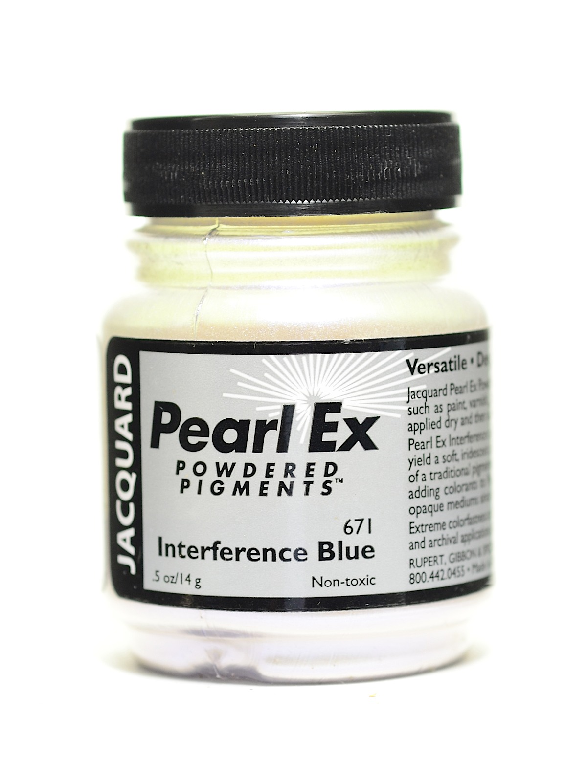 Pigment Interference Green Pearl-Ex .5oz Jacquard