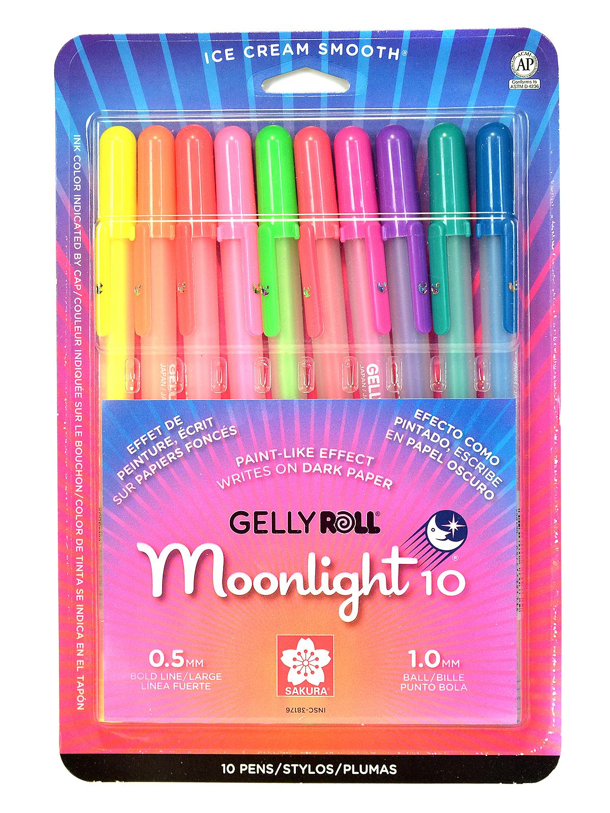 Sakura Gelly Roll Moonlight Pen Sets 06 Fine 58173