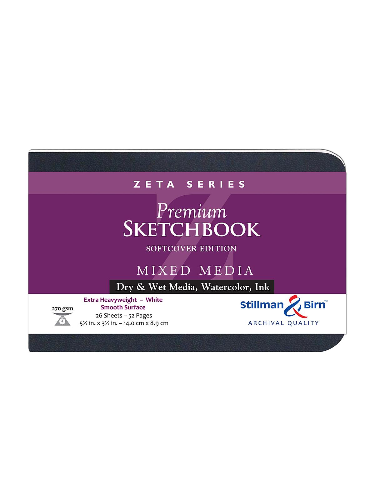 Stillman & Birn Zeta Series Softcover Sketchbook 10 x 8 Portrait • Price »