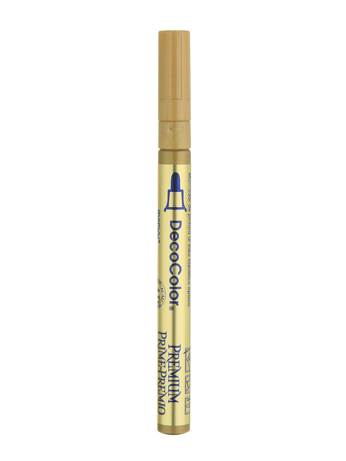 Marvy Uchida DecoColor Premium Gold Chisel Paint Marker, 1 Each