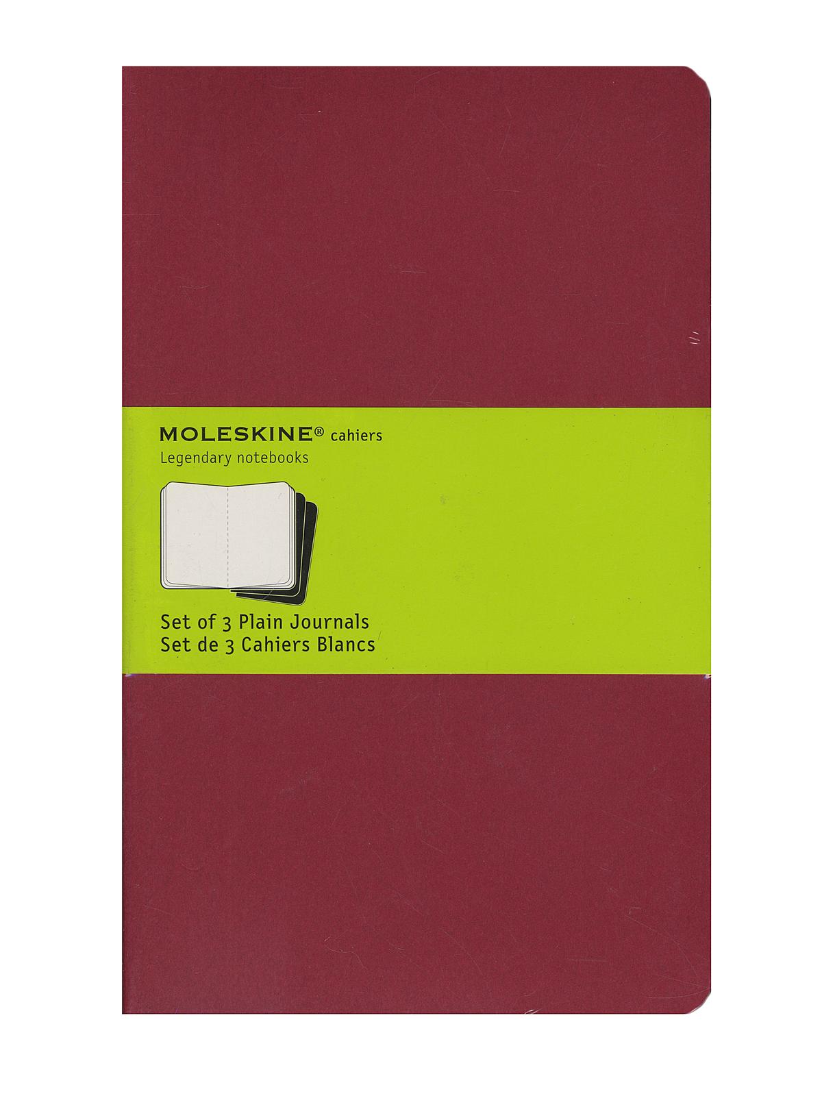 Moleskine Cahier Journal Set of 3 - Red