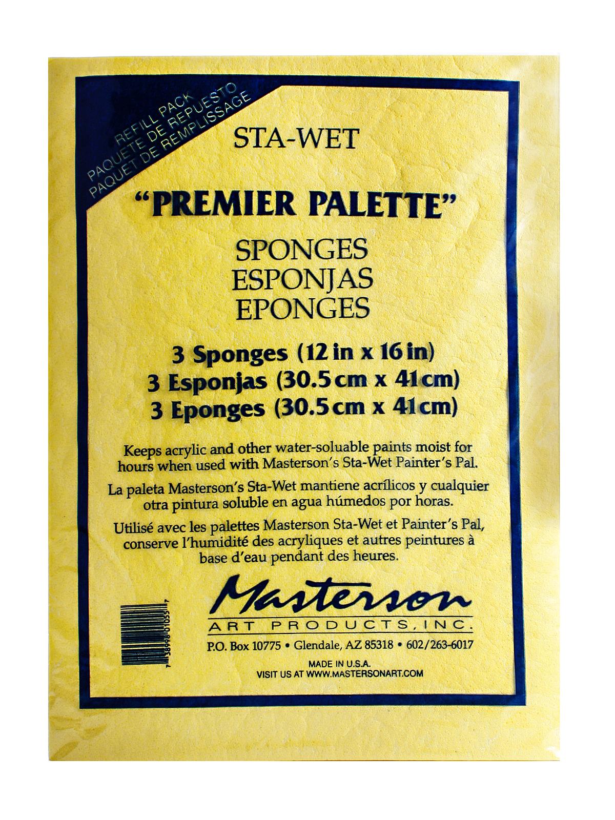 Masterson Premier Acrylic Paper and Sponge Refills