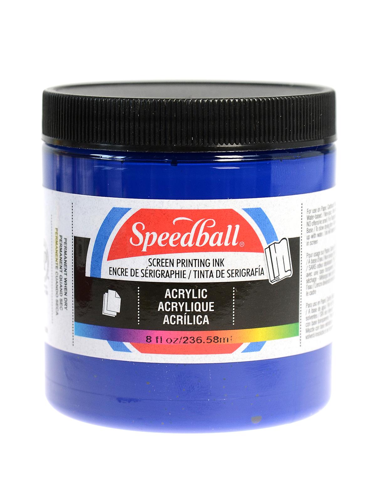 Speedball 4629 00 Acrylic Screen Printing Ink 8oz Silver for sale online