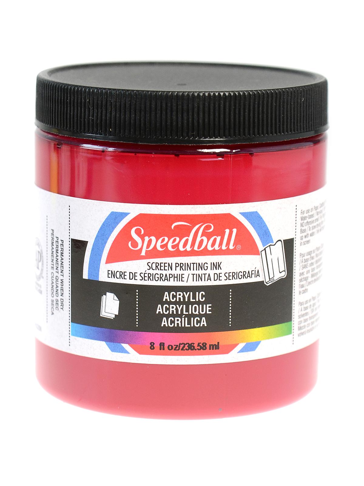 Speedball 8 oz. Acrylic Screen Printing Ink Silver