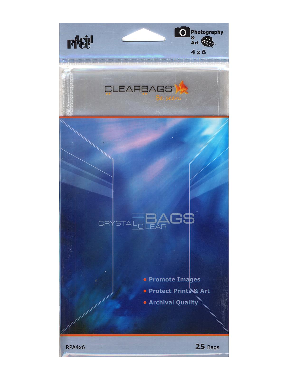 Clear bags best sale for artwork