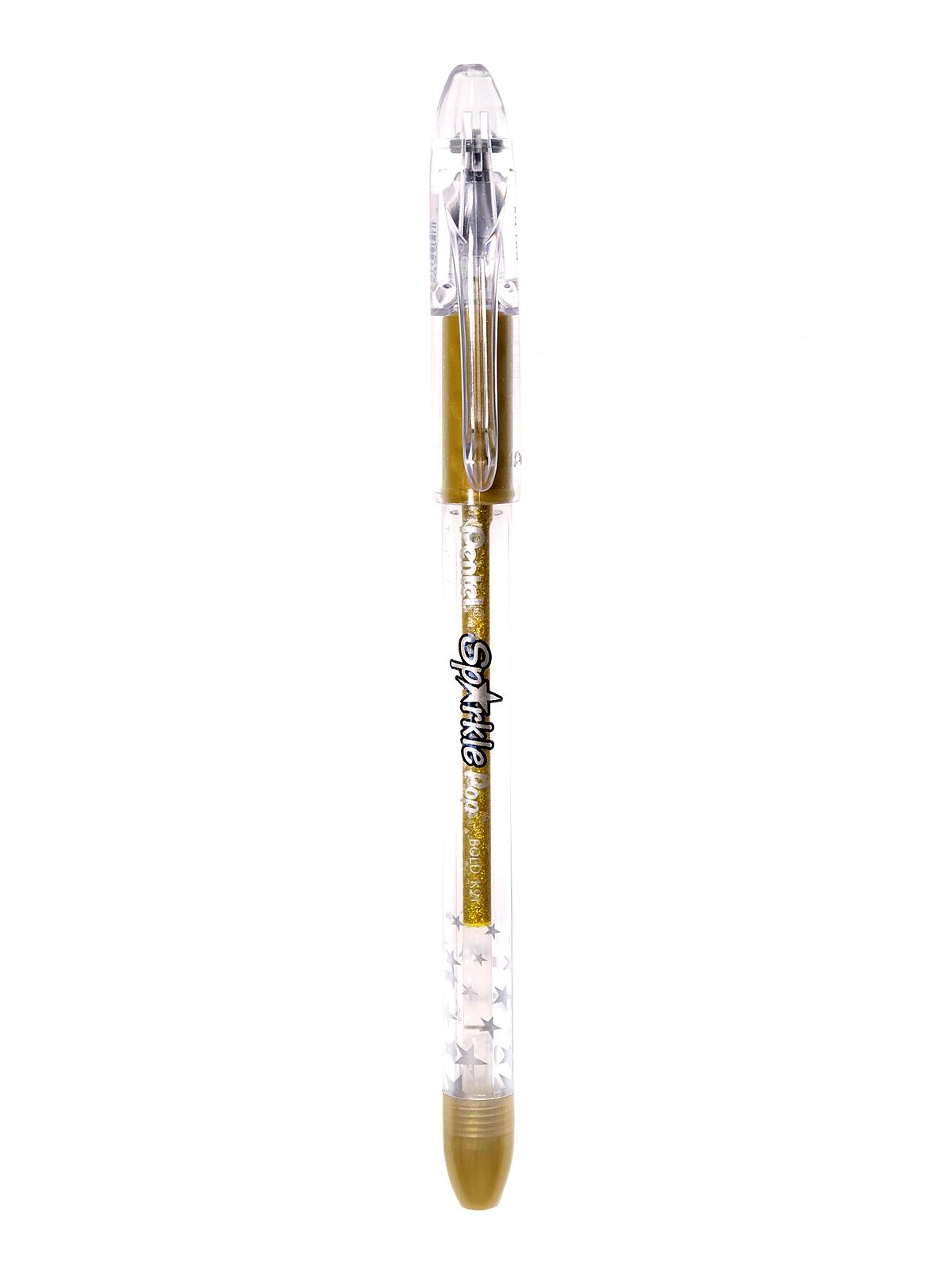 Pentel Sparkle Pop Metallic Gel Pen Gold
