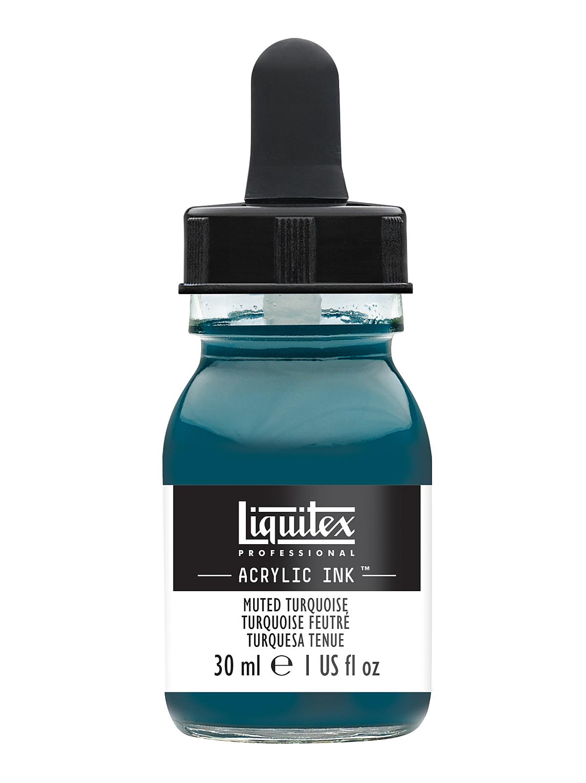 Liquitex Acrylic Ink 30Ml-Muted Turquoise