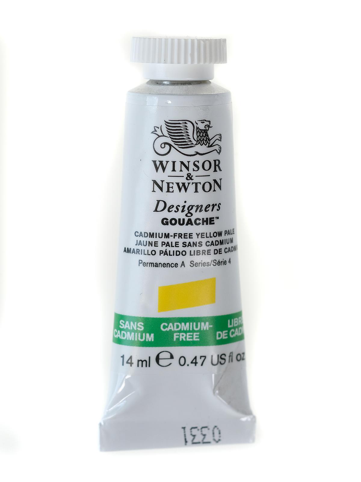 Winsor & Newton Designers Gouache Color 37ml Tube Zinc White