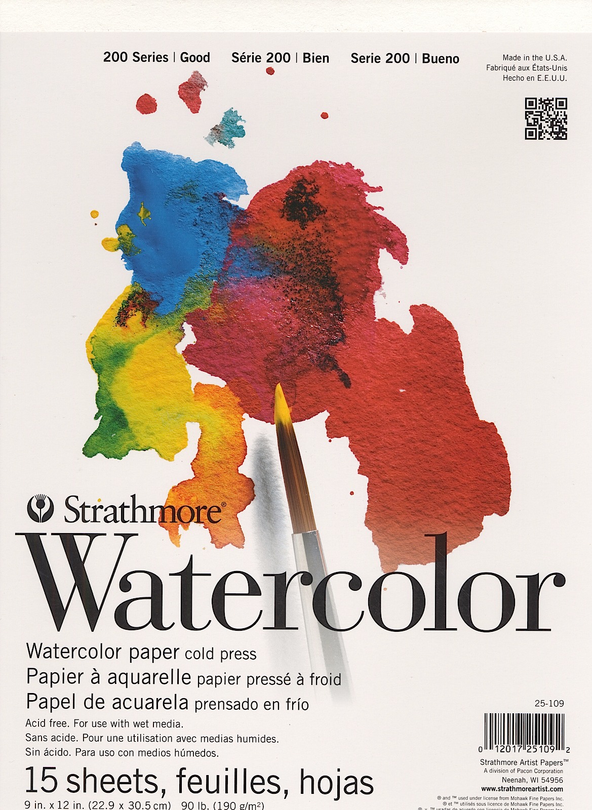 Strathmore Student Art Watercolor Pads