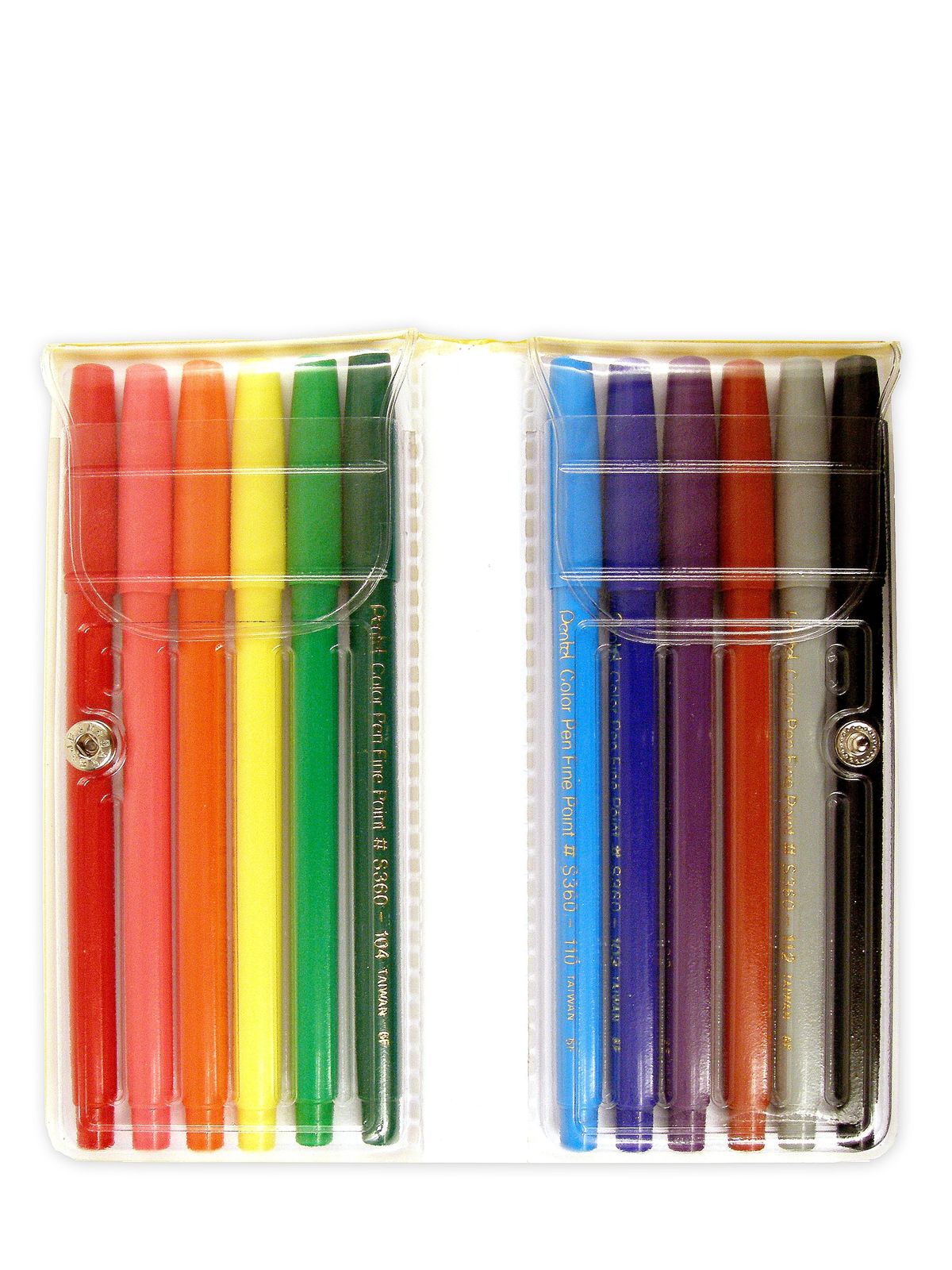 Pentel S360 Color Pen Sets - Set of 24