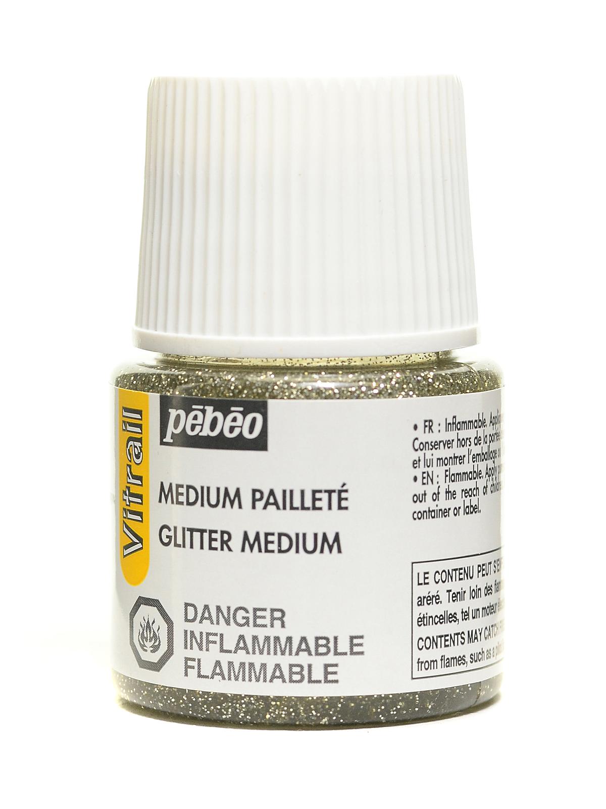 Colori per Vetro Medium Glitter Pébéo Vitrail