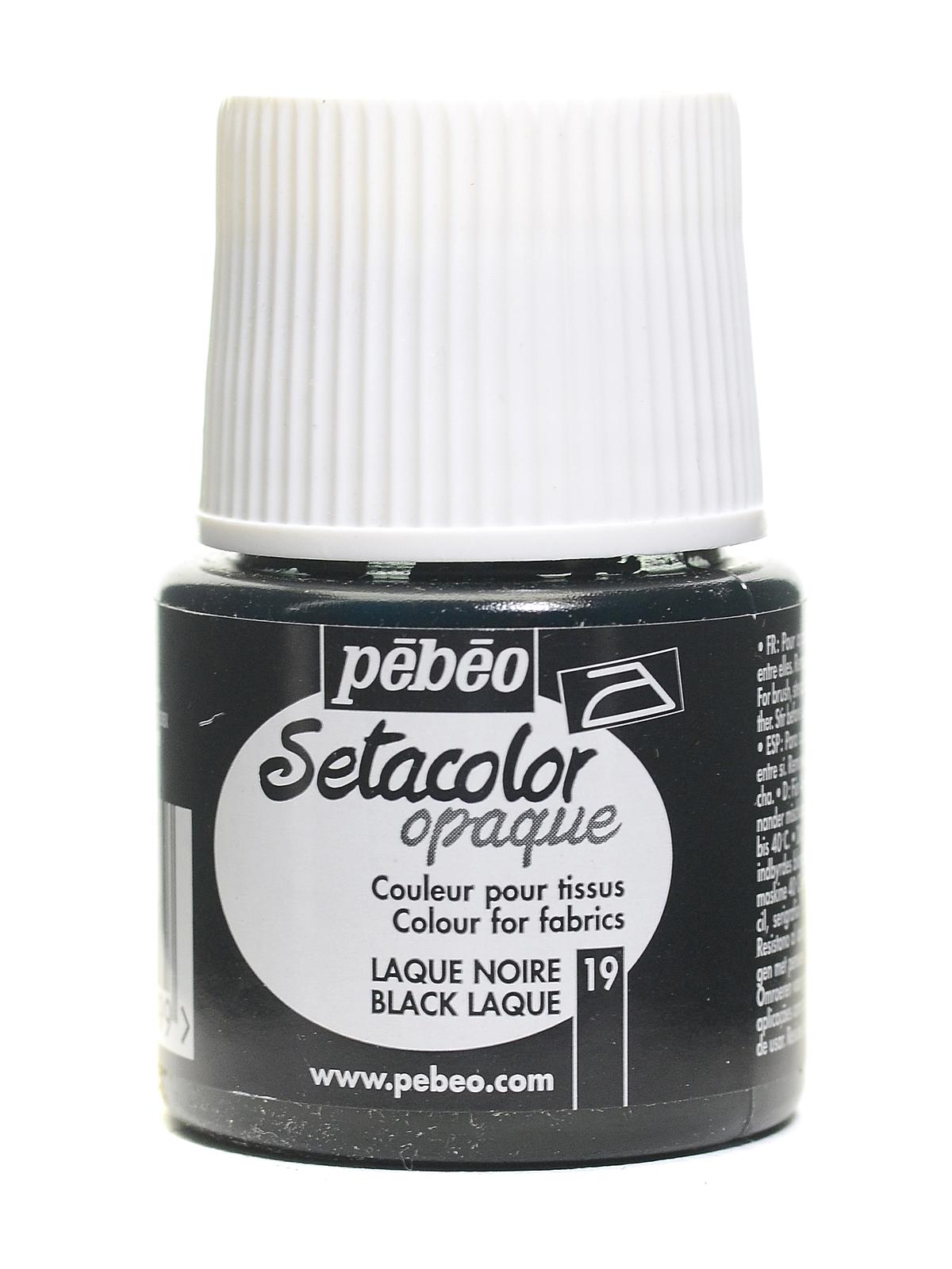 Pebeo Setacolor Opaque Fabric Paint 1-Litre Bottle, White