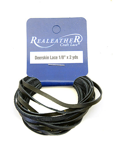 Buckskin Realeather Crafts Deerskin Lace Lace 125x50 Spool 0.125-inch 