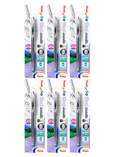 Slicci Extra Fine Metallic Gel Pens